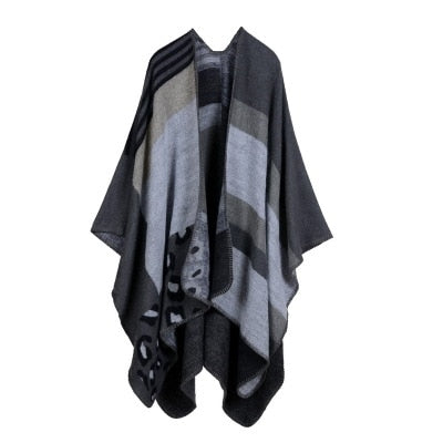 Winter Pashmina Thick Cashmere Cape