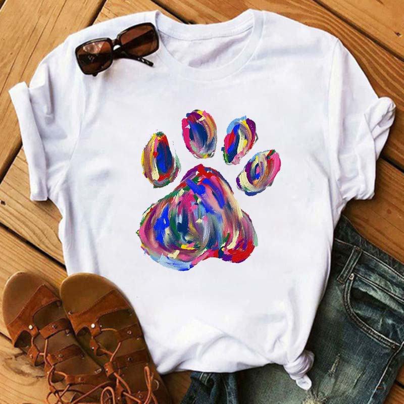 Dogs Paws, Peace & Love T-shirt