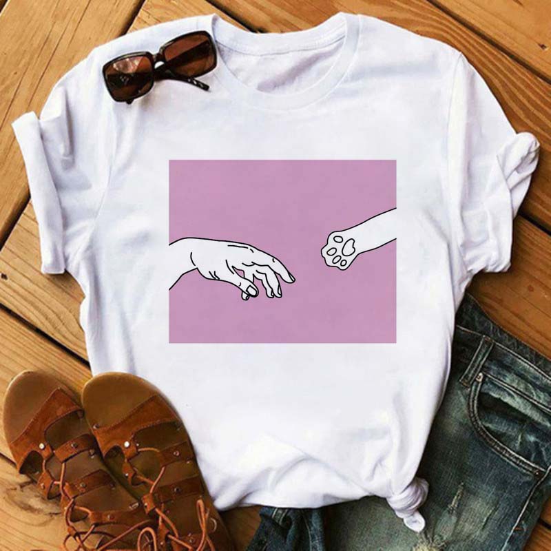 Dogs Paws, Peace & Love T-shirt