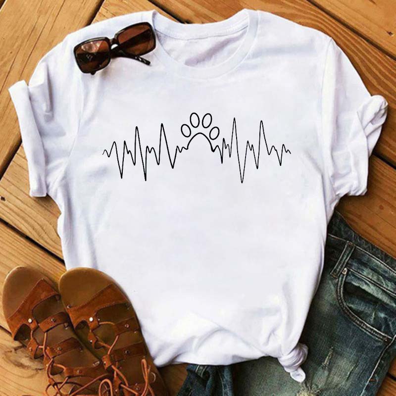 Dogs Paws, Peace & Love T-shirt