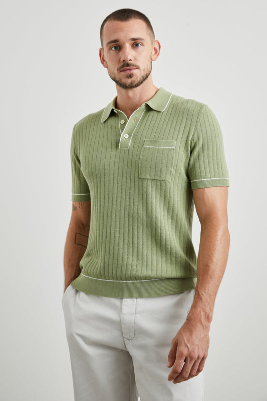 HARDY POLO SHIRT - ARUGULA