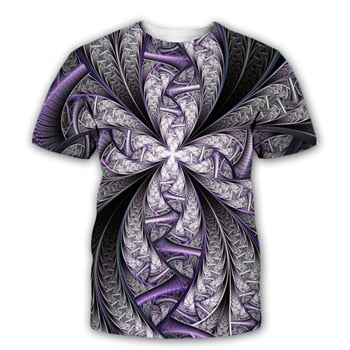 3D Trippy Streetwear Glow in the Dark T shirt - Asian size M