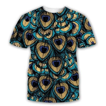 3D Trippy Streetwear Glow in the Dark T shirt - size Asian size S