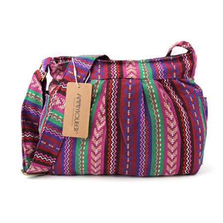 Bohemian Tribal Cotton Large Capacity Crossbody Bag
