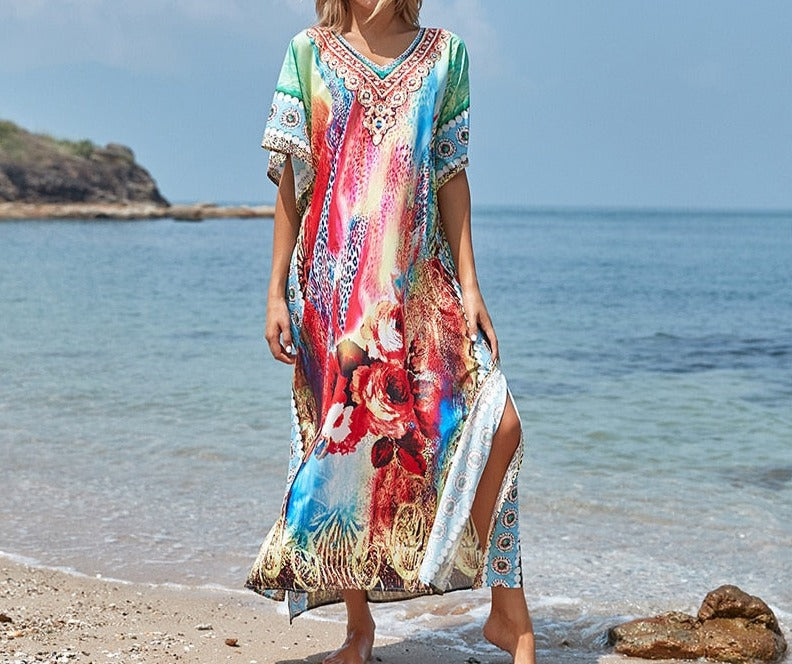 Beach Swimsuit Cover Up Dress