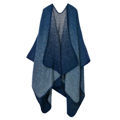 Winter Pashmina Thick Cashmere Cape