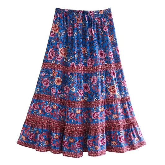 Ruffle Adjustable Swing Skirt