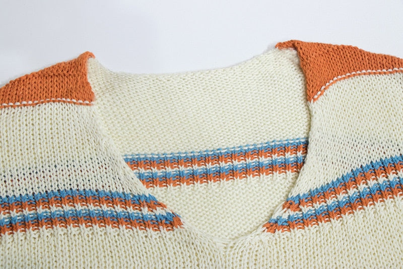 Striped Knitted Sweater