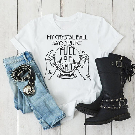 Boho Funny Goth Witch Graphic 90s Hippie Tshirt
