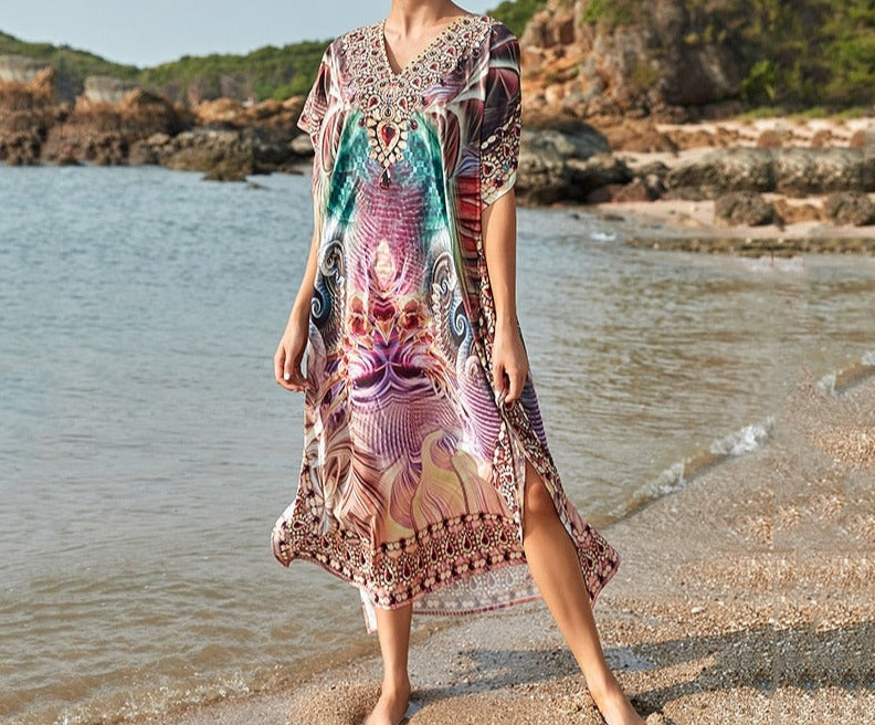 Beach Swimsuit Dress - Ishka