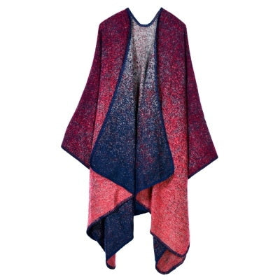 Winter Pashmina Thick Cashmere Cape