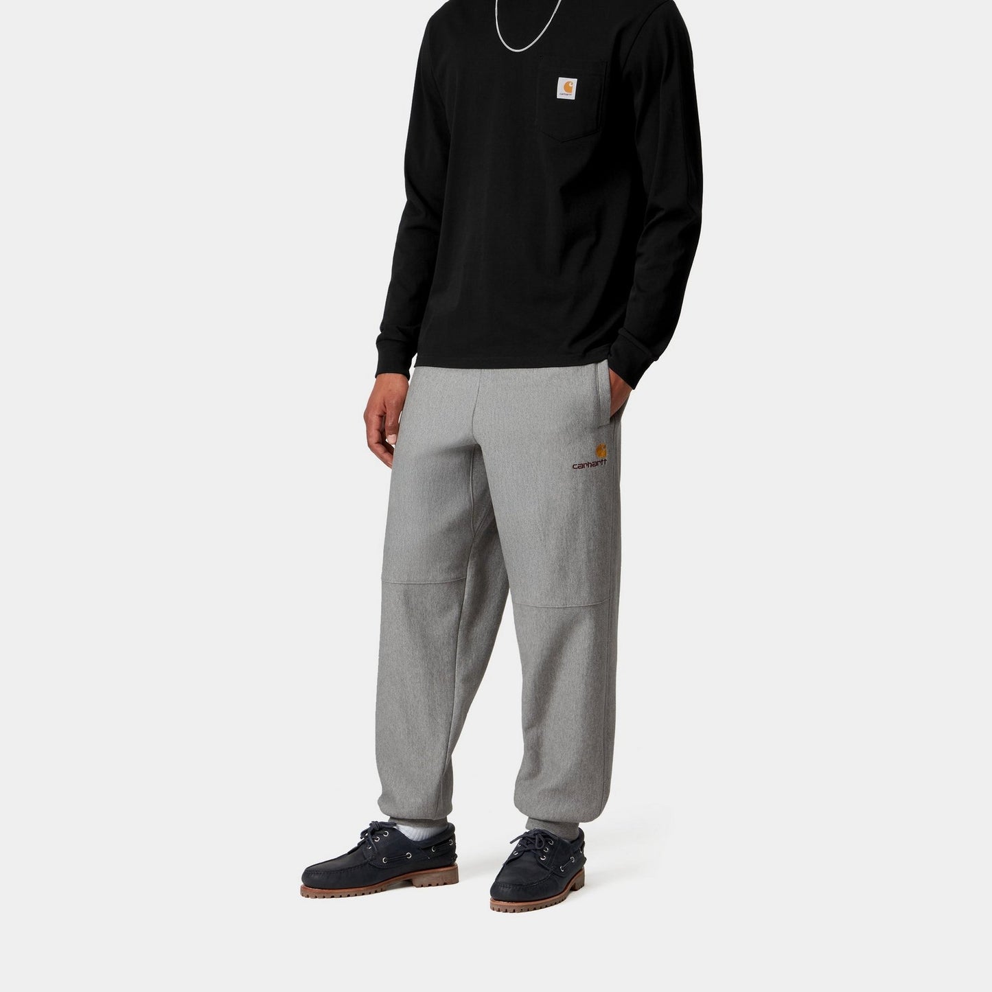 American Script Jogging Pant | Grey Heather