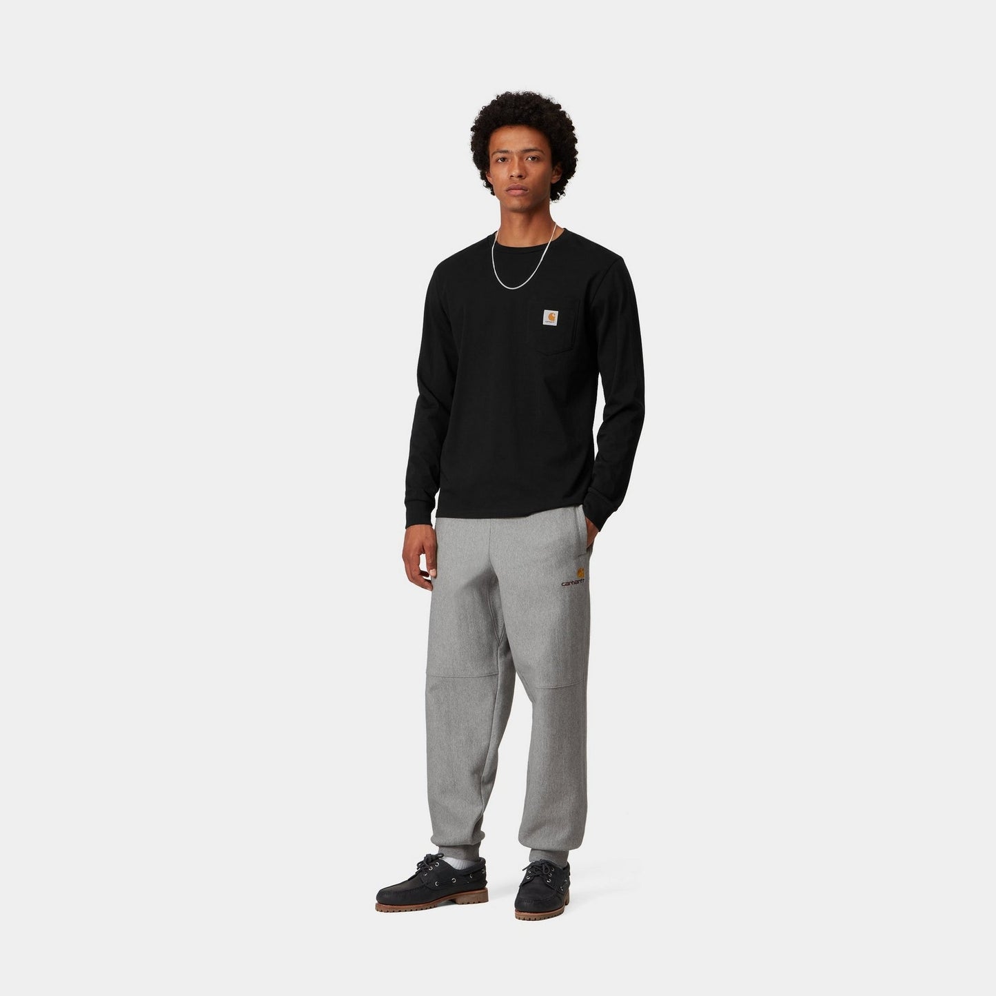 American Script Jogging Pant | Grey Heather