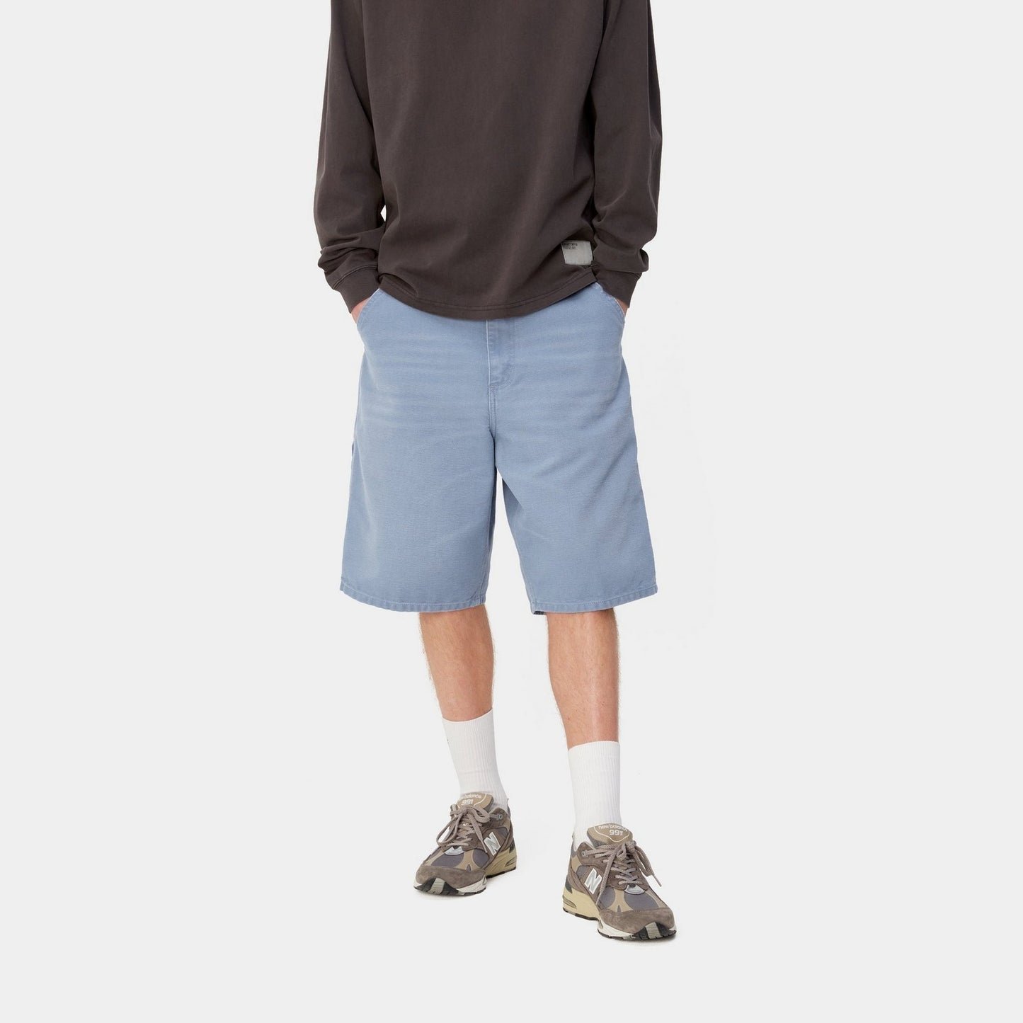 Single Knee Short | Bay Blue (aged canvas)