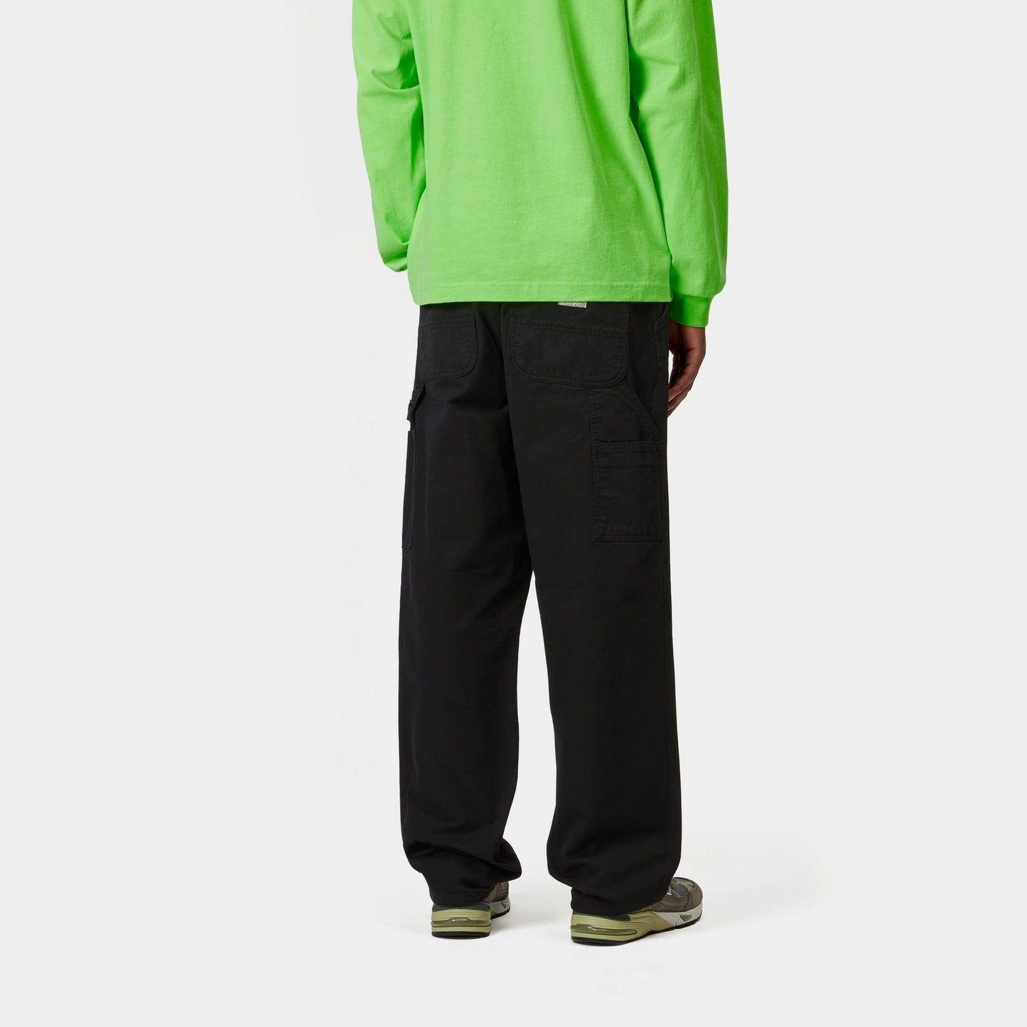 Single Knee Pant - Drill | Black (garment dyed)