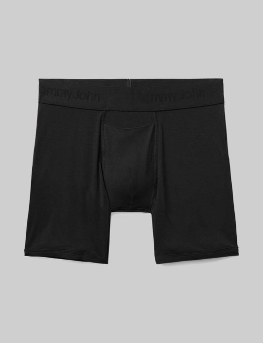 Second Skin 6" Boxer Brief in Black