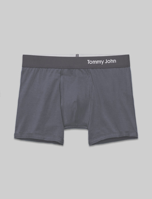 Cool Cotton 4" Boxer Brief in Iron Grey