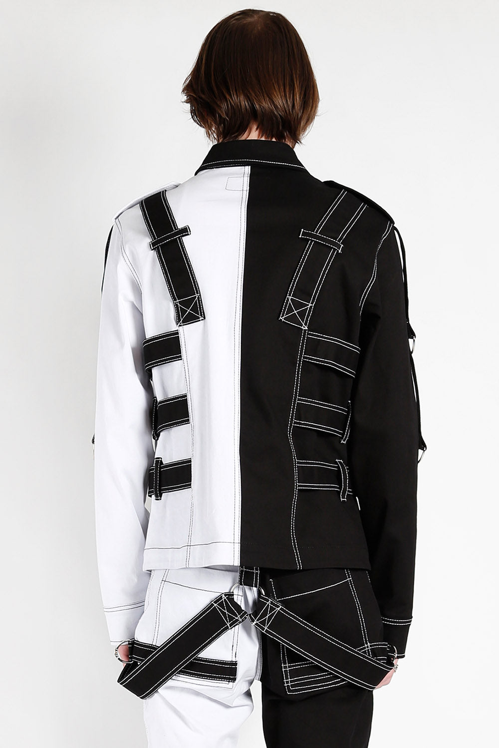 Tripp Split Pilot Jacket [Black/White]