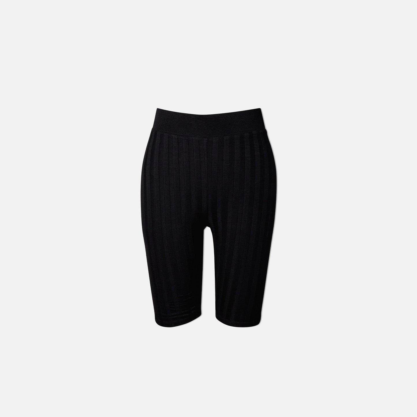 Jonathan Simkhai Morgan Compact Rib Biker Short - Black