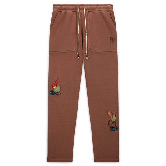 Jordan x Travis Scott Fleece Pants - Archeo Brown