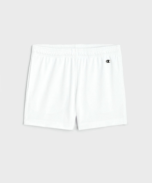 Mesh Short in White