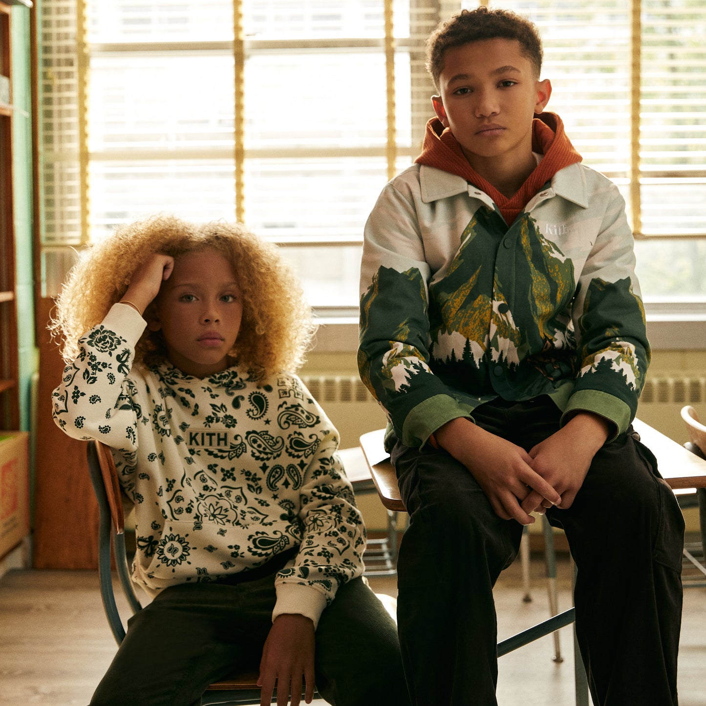 Kith Kids Novelty Printed Berkeley Shacket - Vitality