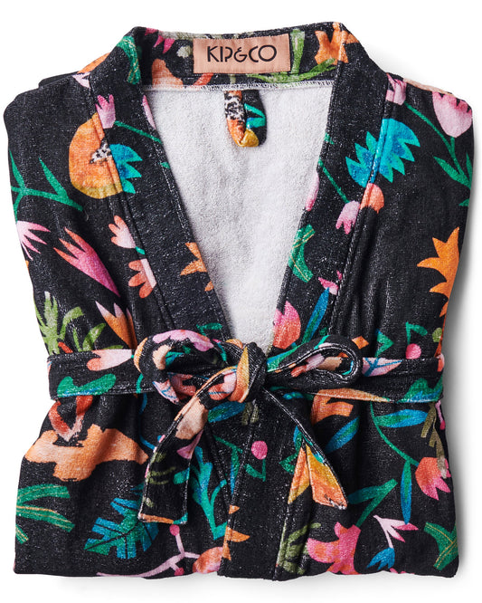 Polynesian Castaway Printed Terry Bath Robe