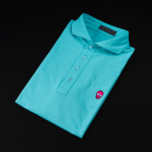 G/FORE 8-Bit Skull Polo Shirt