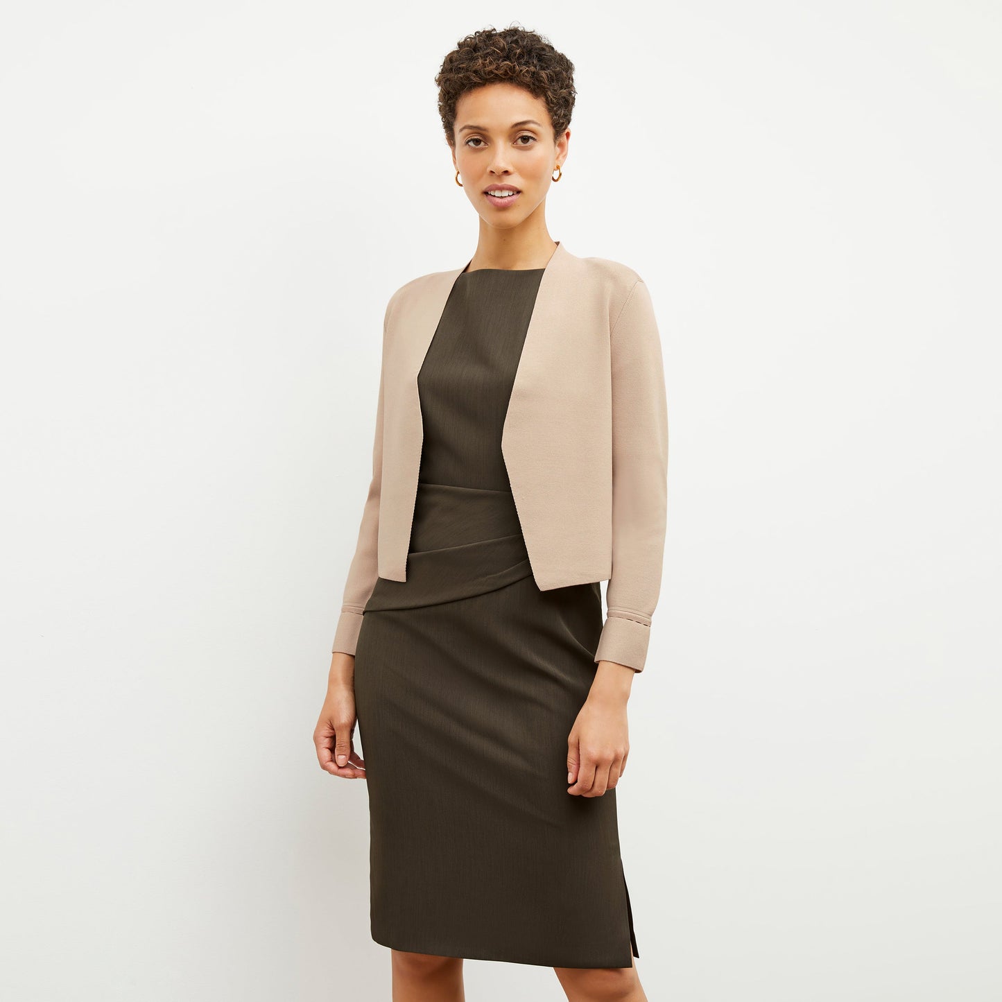 Maisie Dress - Recycled WonderTex :: Kale