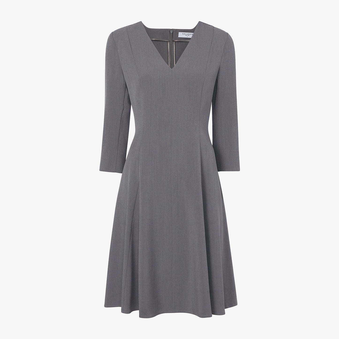 Erica Dress - Recycled WonderTex :: Steel Gray