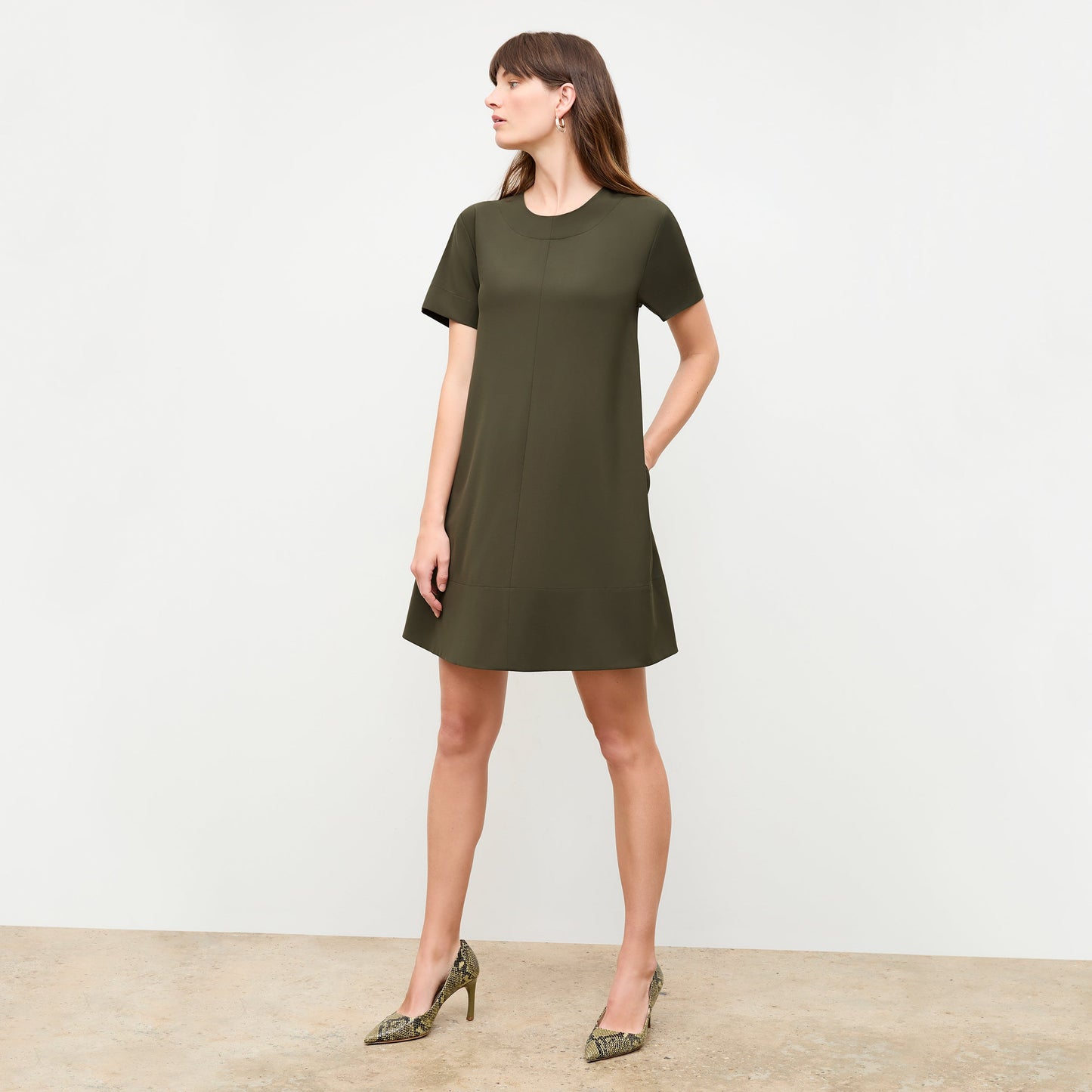 Corrie Dress - OrigamiTech :: Olive