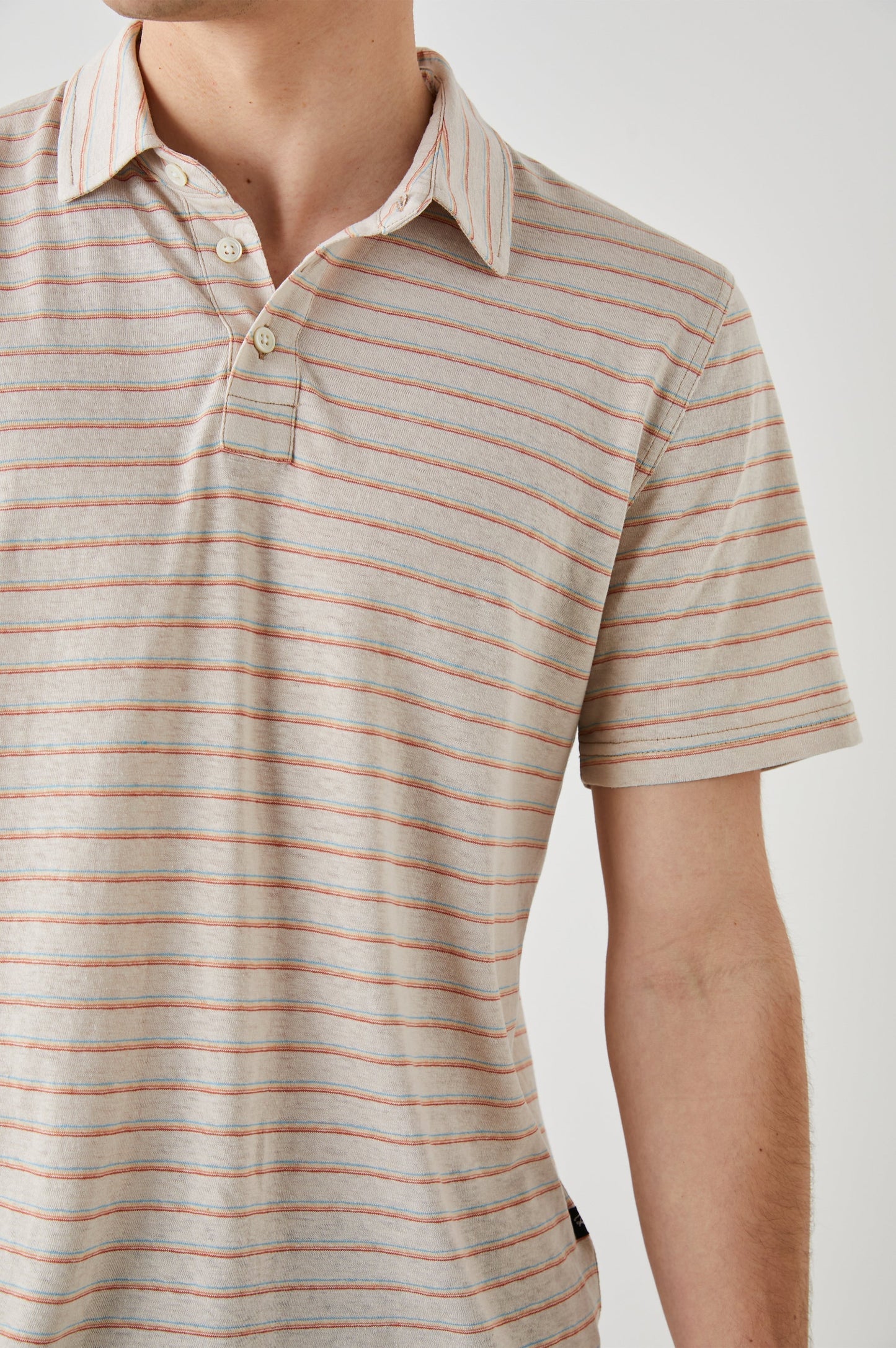 NAPOLI POLO SHIRT - TOULOUSE SUNSET STRIPE