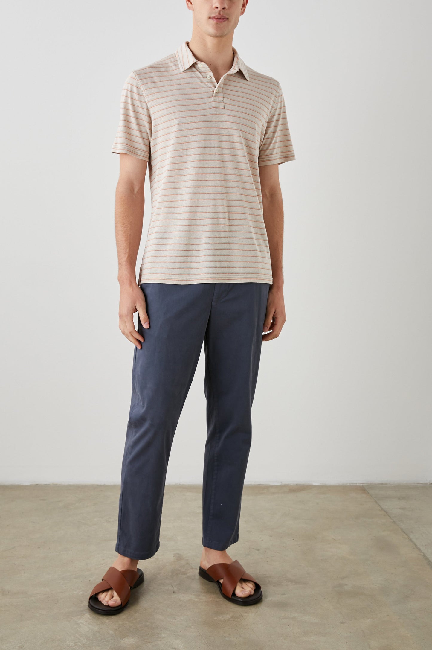 NAPOLI POLO SHIRT - TOULOUSE SUNSET STRIPE