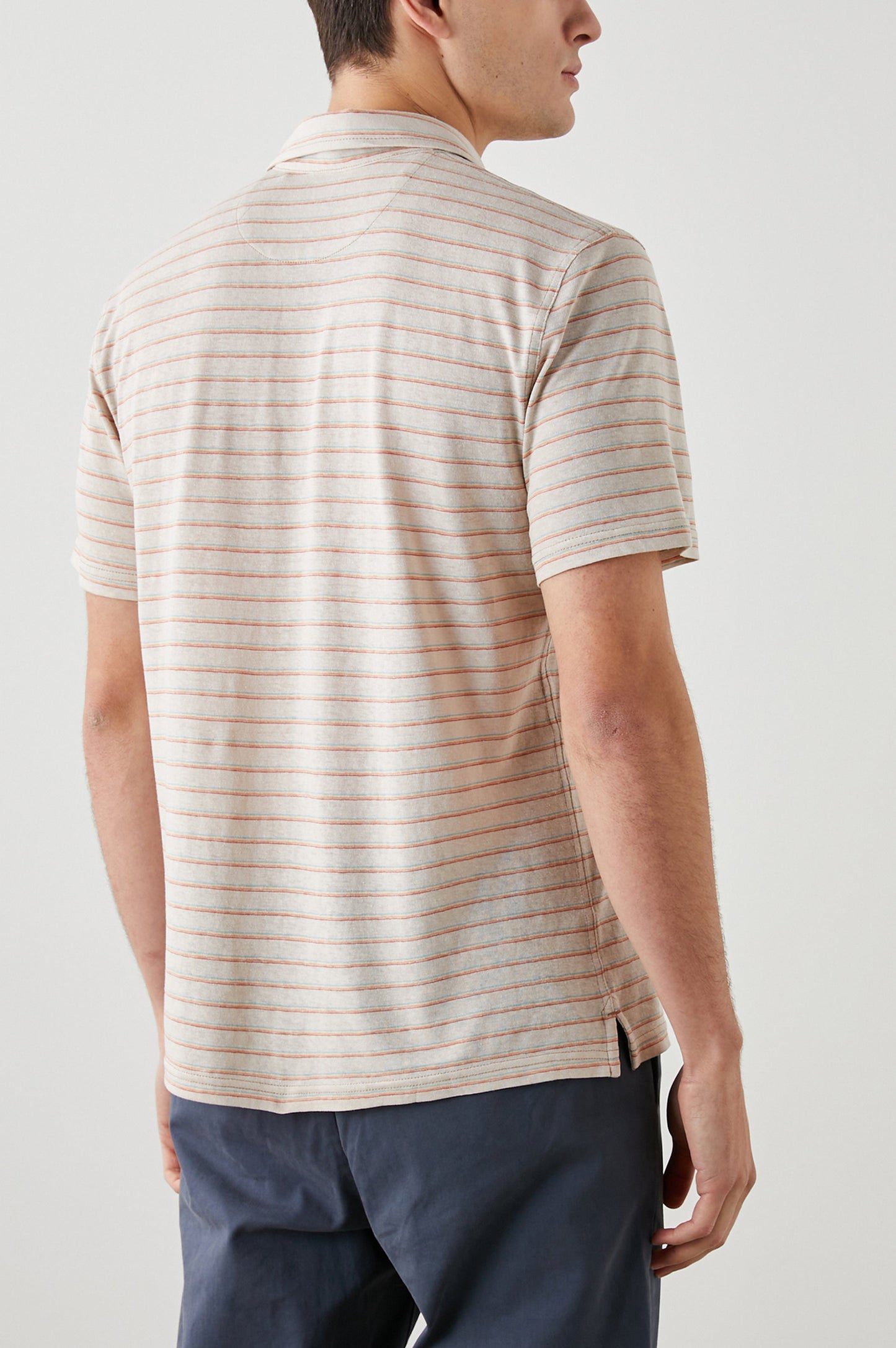NAPOLI POLO SHIRT - TOULOUSE SUNSET STRIPE