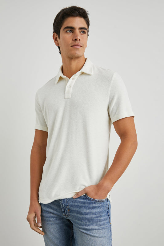 RHEN POLO SHIRT - PEARL
