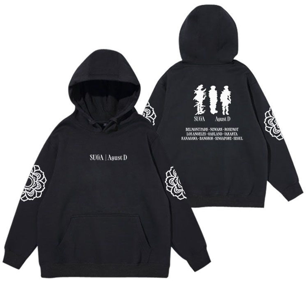 BTS Suga August D Tour Streetwear Hoodie