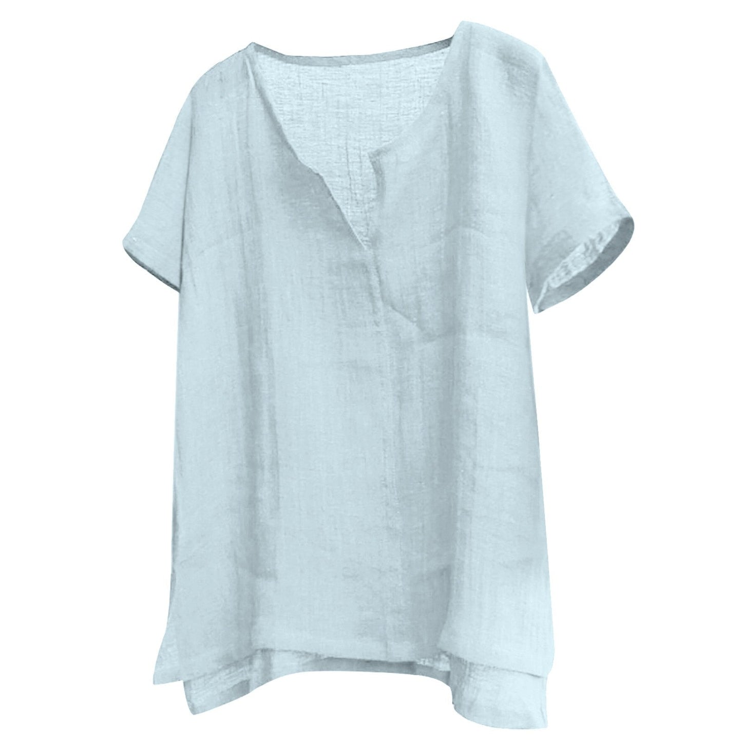 Casual Breathable Camisa Masculina Loose Blouse - size XXXL
