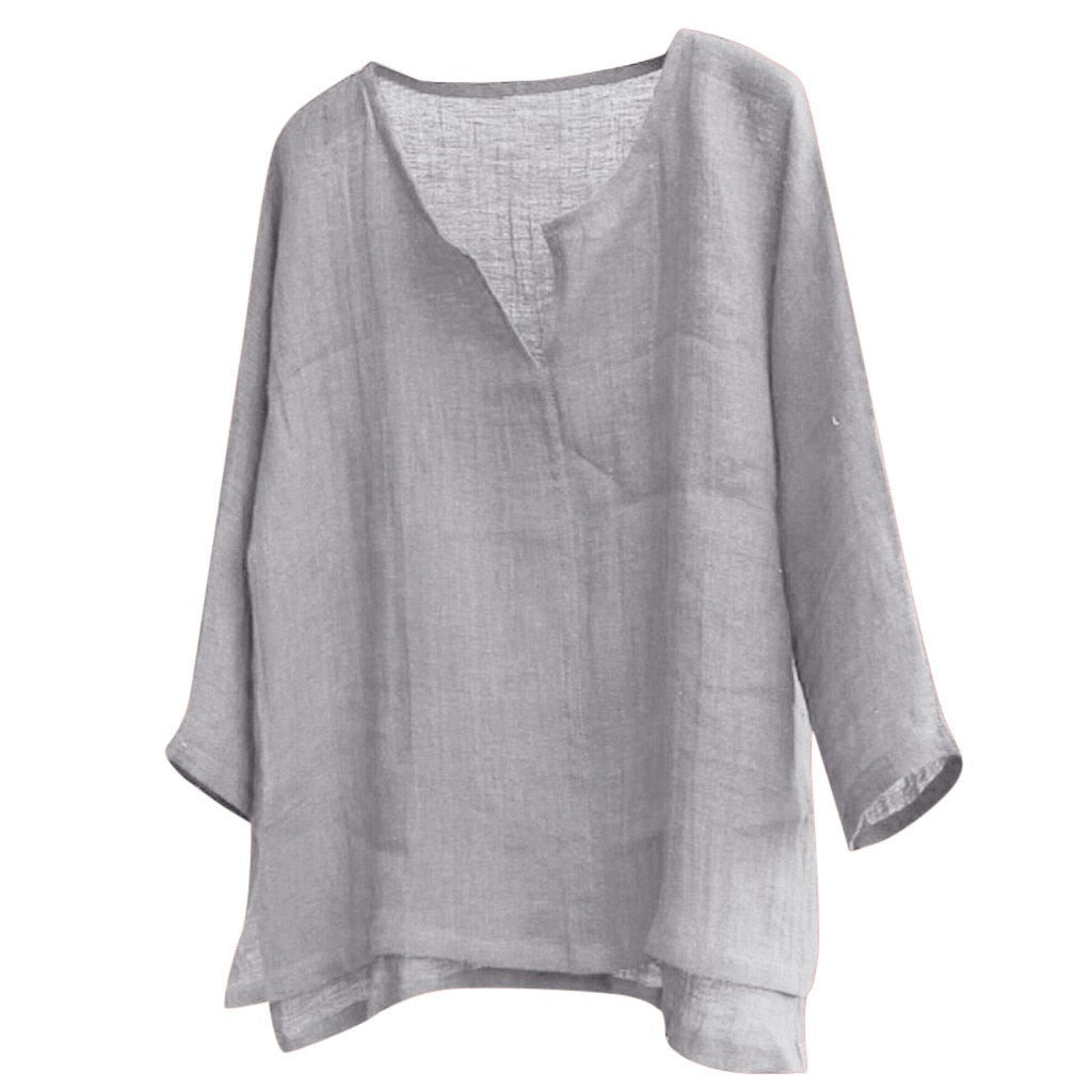 Casual Breathable Camisa Masculina Loose Blouse - size XXXL