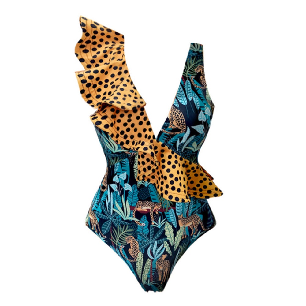 Elegant Holiday Asymmetrical Vintage Summer Surf Wear