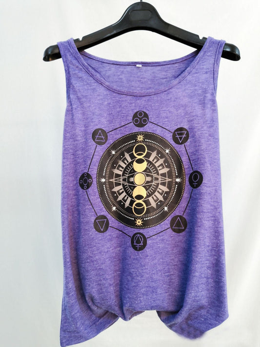 Bohemian Sleeveless Beach Wear Chic Loose Tshirt