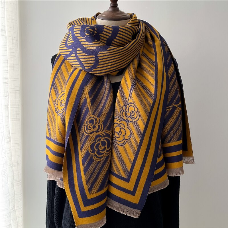 Women Cashmere High-Quality Pashmina Blanket