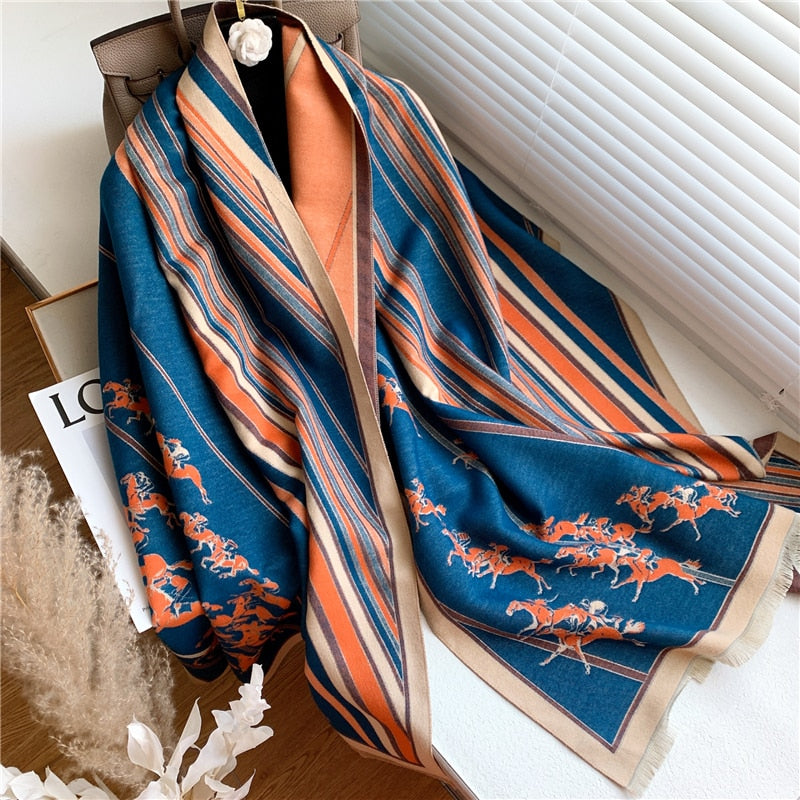 Women Cashmere High-Quality Pashmina Blanket