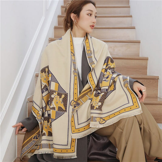 Women Cashmere High-Quality Pashmina Blanket