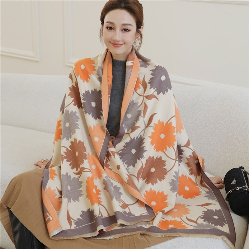 Women Cashmere High-Quality Pashmina Blanket