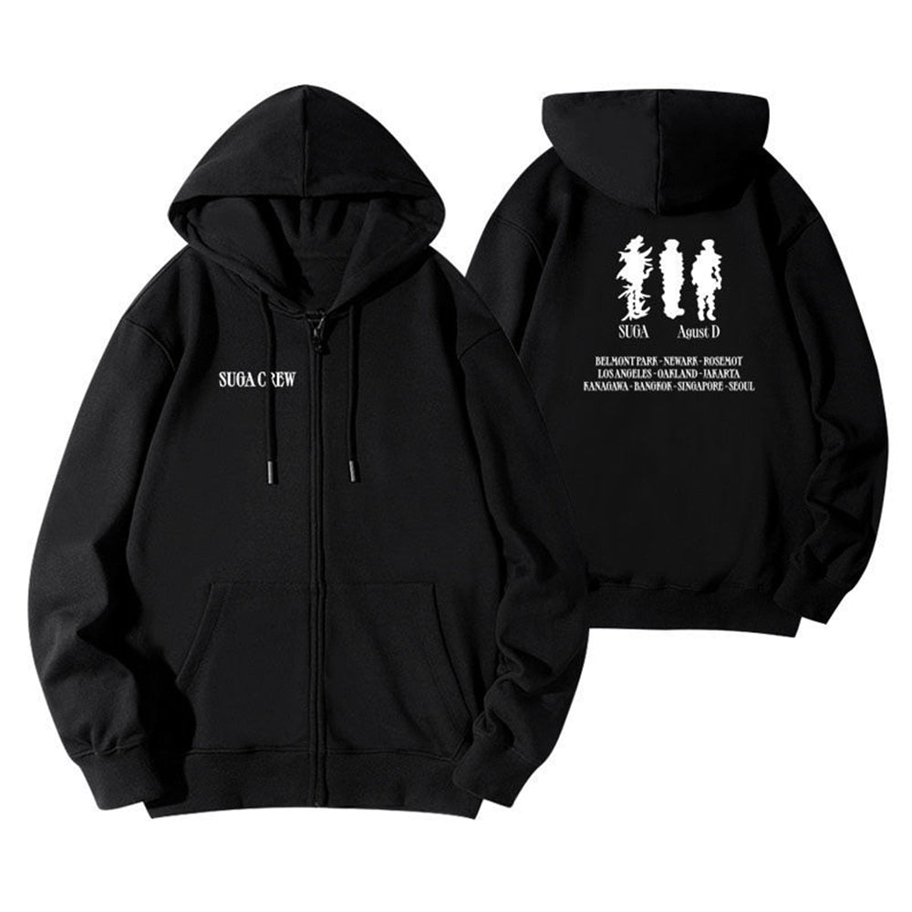 BTS Suga August D Tour Streetwear Hoodie