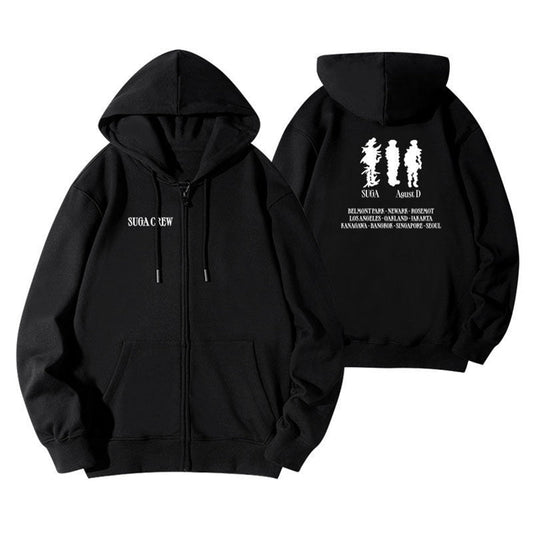 BTS Suga August D Tour Streetwear Hoodie