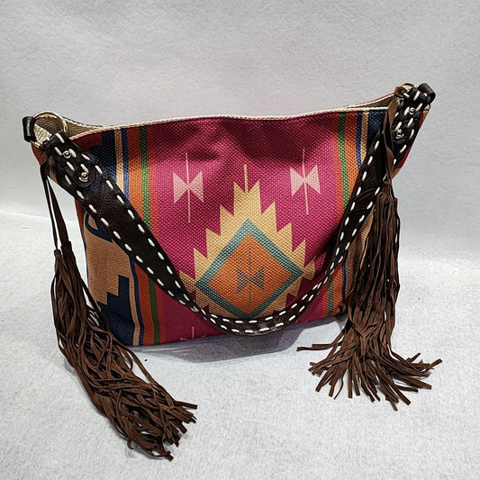 Bohemian Canvas Crossbody Bag