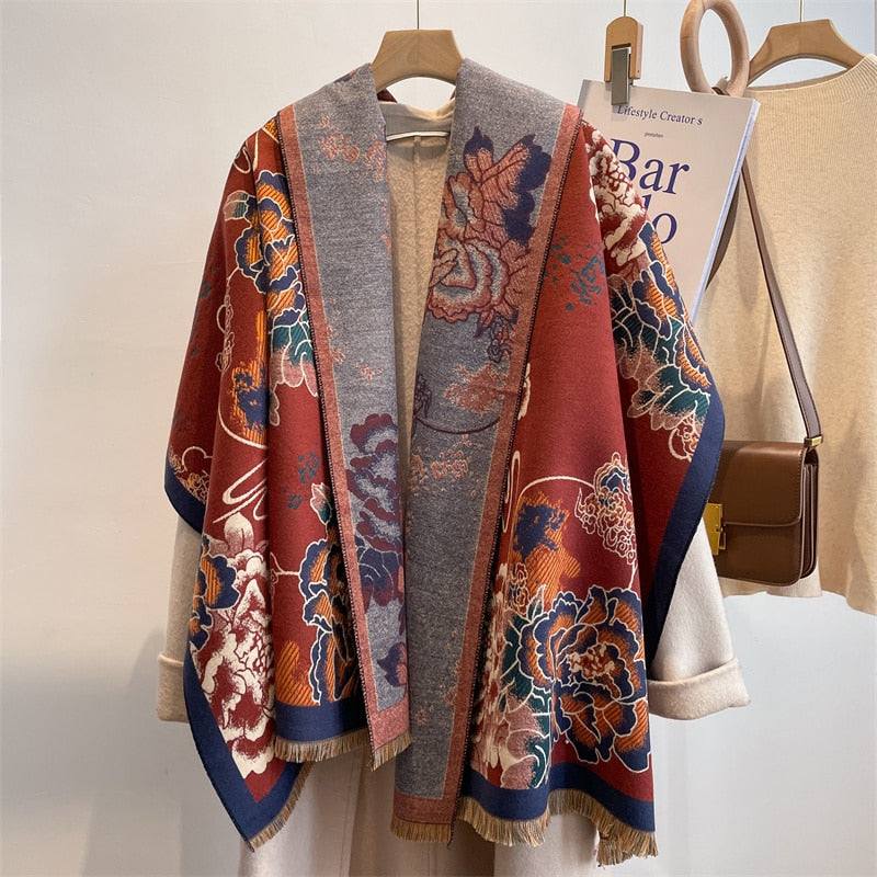 Women Cashmere High-Quality Pashmina Blanket
