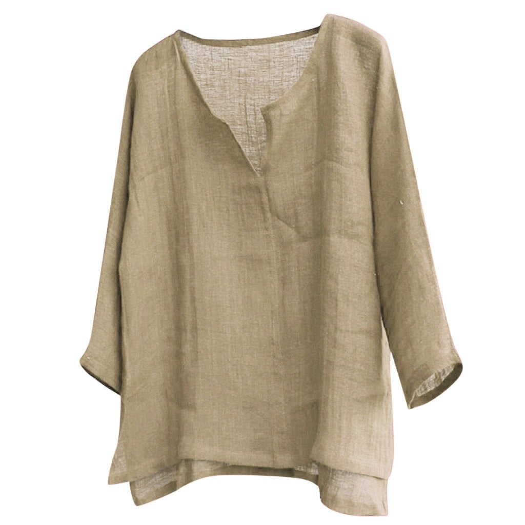 Casual Breathable Camisa Masculina Loose Blouse - size XXXL