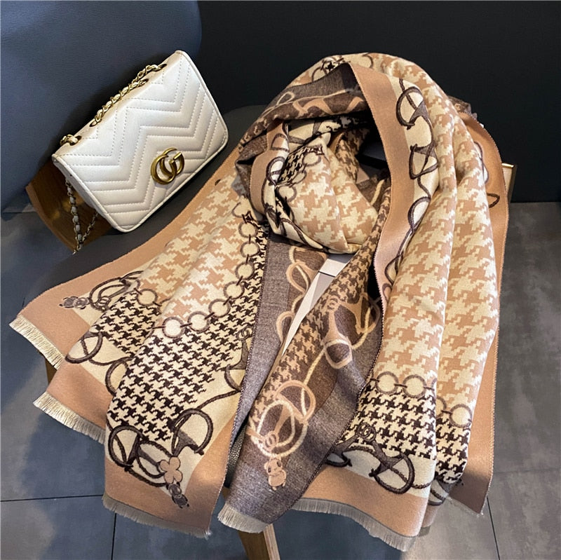 Women Cashmere High-Quality Pashmina Blanket